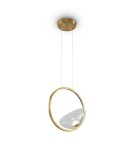 Maytoni Lunare Lampa Wisząca LED 5W 450lm 3000K Mosiądz MOD327PL-L5BS3K Maytoni Lunare Lampa Wisząca LED 5W 450lm 3000K Mosiądz MOD327PL-L5BS3K