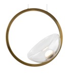 Maytoni Lunare Lampa Wisząca LED 5W 450lm 3000K Mosiądz MOD327PL-L5BS3K Maytoni Lunare Lampa Wisząca LED 5W 450lm 3000K Mosiądz MOD327PL-L5BS3K