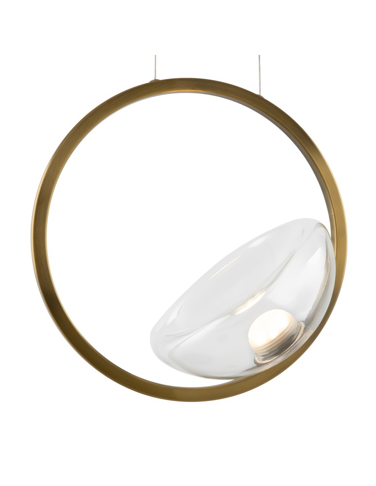 Maytoni Lunare Lampa Wisząca LED 5W 450lm 3000K Mosiądz MOD327PL-L5BS3K Maytoni Lunare Lampa Wisząca LED 5W 450lm 3000K Mosiądz MOD327PL-L5BS3K