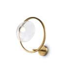 Kinkiety - Maytoni Lunare Kinkiet Designerski LED 5W 450lm 3000K Mosiądz MOD327WL-L5BS3K1 - product 2