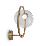 Kinkiety - Maytoni Lunare Kinkiet Designerski LED 5W 450lm 3000K Mosiądz MOD327WL-L5BS3K1 - product 5