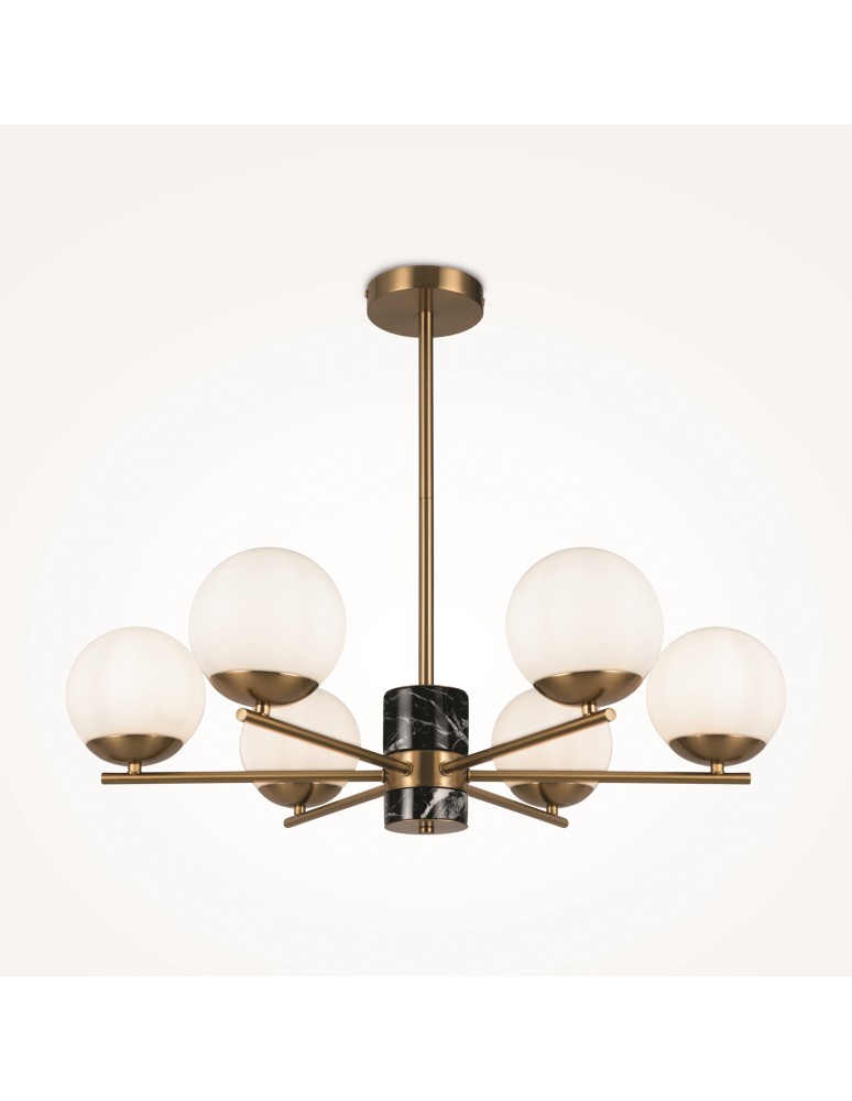 Maytoni Marble Żyrandol Nowoczesny Kule 6xE27 60W Mosiądz MOD187PL-06BS Maytoni Marble Żyrandol Nowoczesny Kule 6xE27 60W Mosiądz MOD187PL-06BS