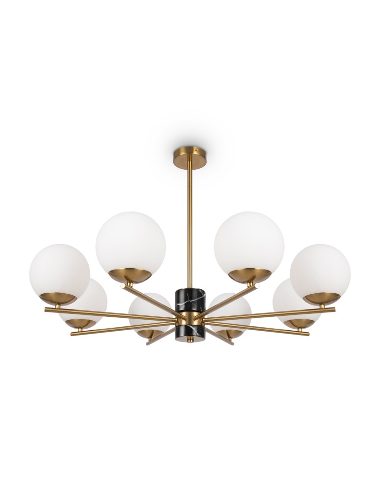 Maytoni Marble Żyrandol Nowoczesny Kule 8xE27 60W Mosiądz MOD187PL-08BS Maytoni Marble Żyrandol Nowoczesny Kule 8xE27 60W Mosiądz MOD187PL-08BS