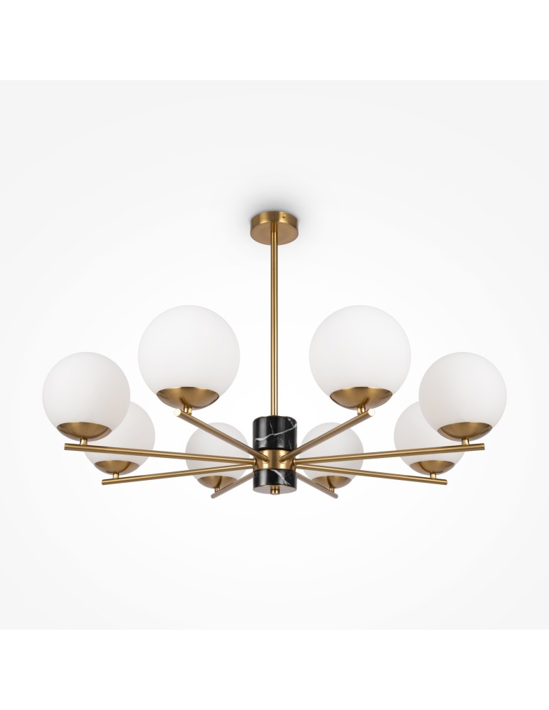 Maytoni Marble Żyrandol Nowoczesny Kule 8xE27 60W Mosiądz MOD187PL-08BS Maytoni Marble Żyrandol Nowoczesny Kule 8xE27 60W Mosiądz MOD187PL-08BS