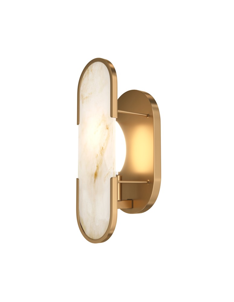 Maytoni Marmo Kinkiet/Ścienna 1xE14 40W Złoty MOD099WL-01G3