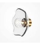 Maytoni Miracle Kinkiet/Ścienna 1xG9 28W Mosiądz MOD207WL-01BS Maytoni Miracle Kinkiet/Ścienna 1xG9 28W Mosiądz MOD207WL-01BS