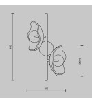 Kinkiety - Maytoni Miracle Kinkiet/Ścienna 2xG9 28W Mosiądz MOD207WL-02BS - product 2