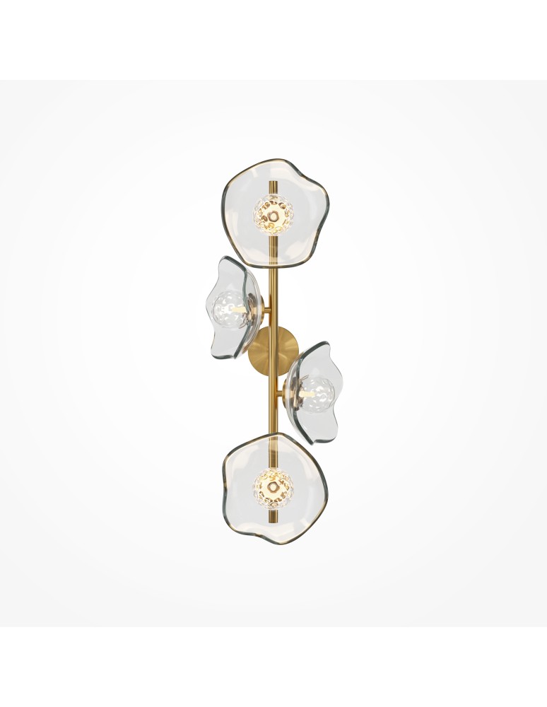 Maytoni Miracle Kinkiet/Ścienna 4xG9 28W Mosiądz MOD207WL-04BS