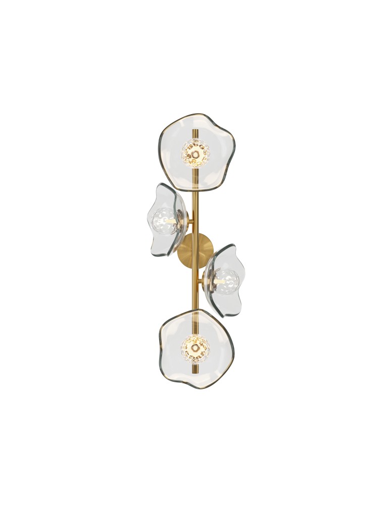 Kinkiety - Maytoni Miracle Kinkiet/Ścienna 4xG9 28W Mosiądz MOD207WL-04BS - product kolory-swiatla.pl 2