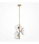 Lampy wiszące - Maytoni Miracle Lampa Wisząca 3xG9 28W Mosiądz MOD207PL-03BS - product 1