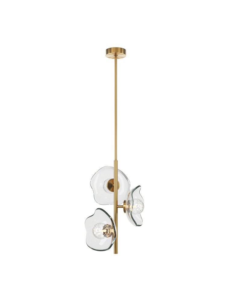 Lampy wiszące - Maytoni Miracle Lampa Wisząca 3xG9 28W Mosiądz MOD207PL-03BS - product kolory-swiatla.pl 2