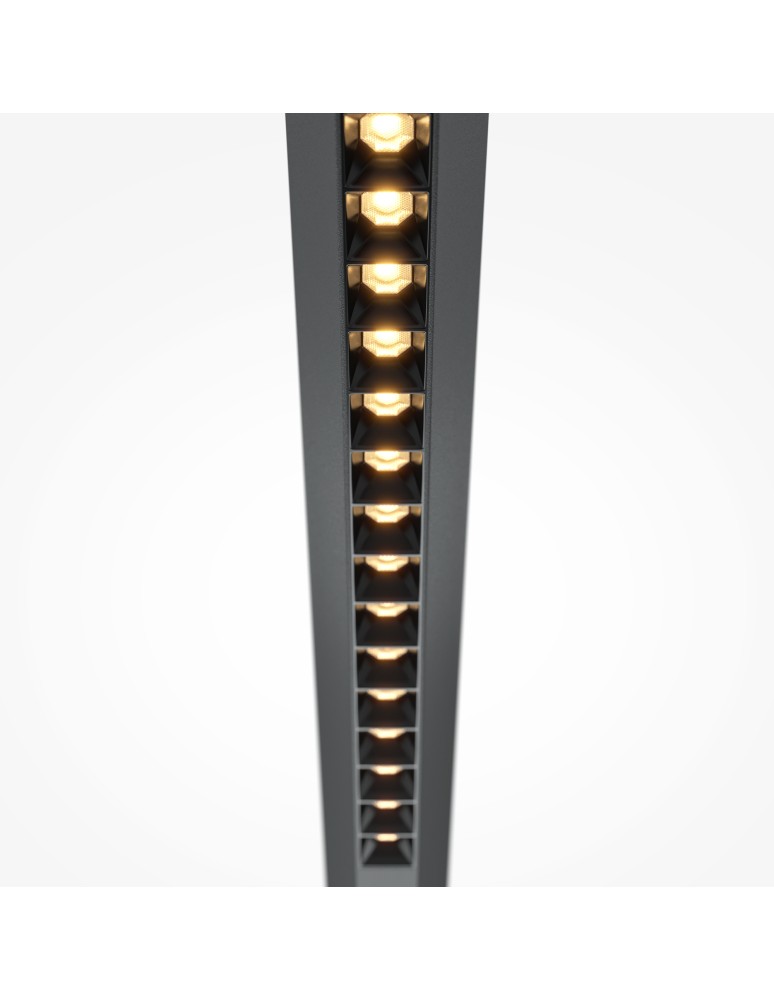 Maytoni Motion Lampa Wisząca Pozioma Nowoczesna nad Biurko/Wyspę LED 40W 2000lm 3000K Czarny MOD276PL-L40B3K Maytoni Motion Lampa Wisząca Pozioma Nowoczesna nad Biurko/Wyspę LED 40W 2000lm 3000K Czarny MOD276PL-L40B3K