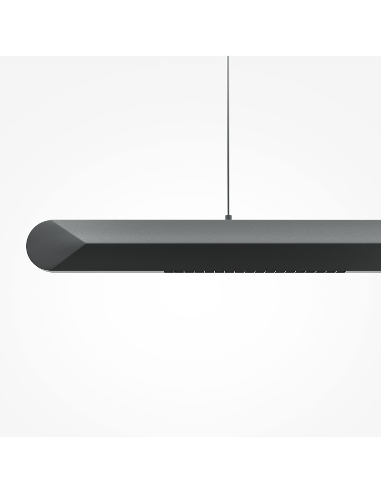 Maytoni Motion Lampa Wisząca Pozioma Nowoczesna nad Biurko/Wyspę LED 40W 2000lm 3000K Czarny MOD276PL-L40B3K Maytoni Motion Lampa Wisząca Pozioma Nowoczesna nad Biurko/Wyspę LED 40W 2000lm 3000K Czarny MOD276PL-L40B3K