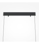Maytoni Motion Lampa Wisząca Pozioma Nowoczesna nad Biurko/Wyspę LED 40W 2000lm 3000K Czarny MOD276PL-L40B3K Maytoni Motion Lampa Wisząca Pozioma Nowoczesna nad Biurko/Wyspę LED 40W 2000lm 3000K Czarny MOD276PL-L40B3K