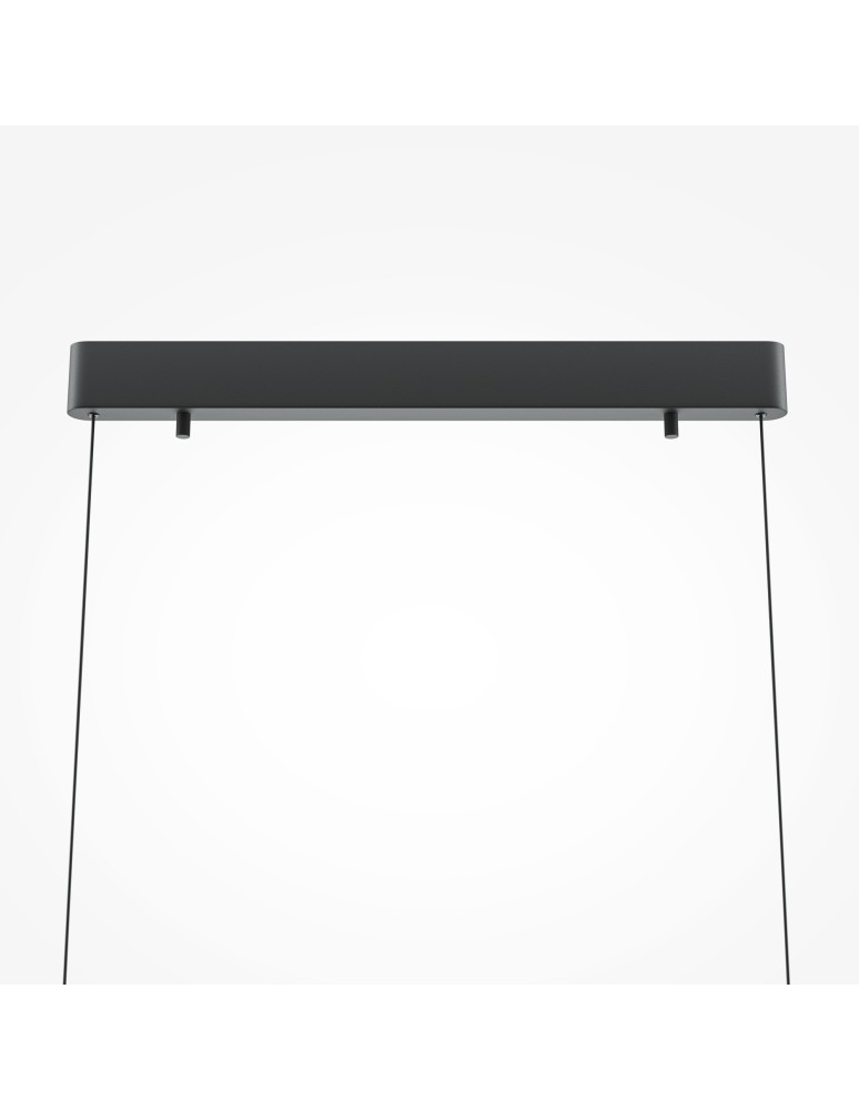 Maytoni Motion Lampa Wisząca Pozioma Nowoczesna nad Biurko/Wyspę LED 40W 2000lm 3000K Czarny MOD276PL-L40B3K Maytoni Motion Lampa Wisząca Pozioma Nowoczesna nad Biurko/Wyspę LED 40W 2000lm 3000K Czarny MOD276PL-L40B3K