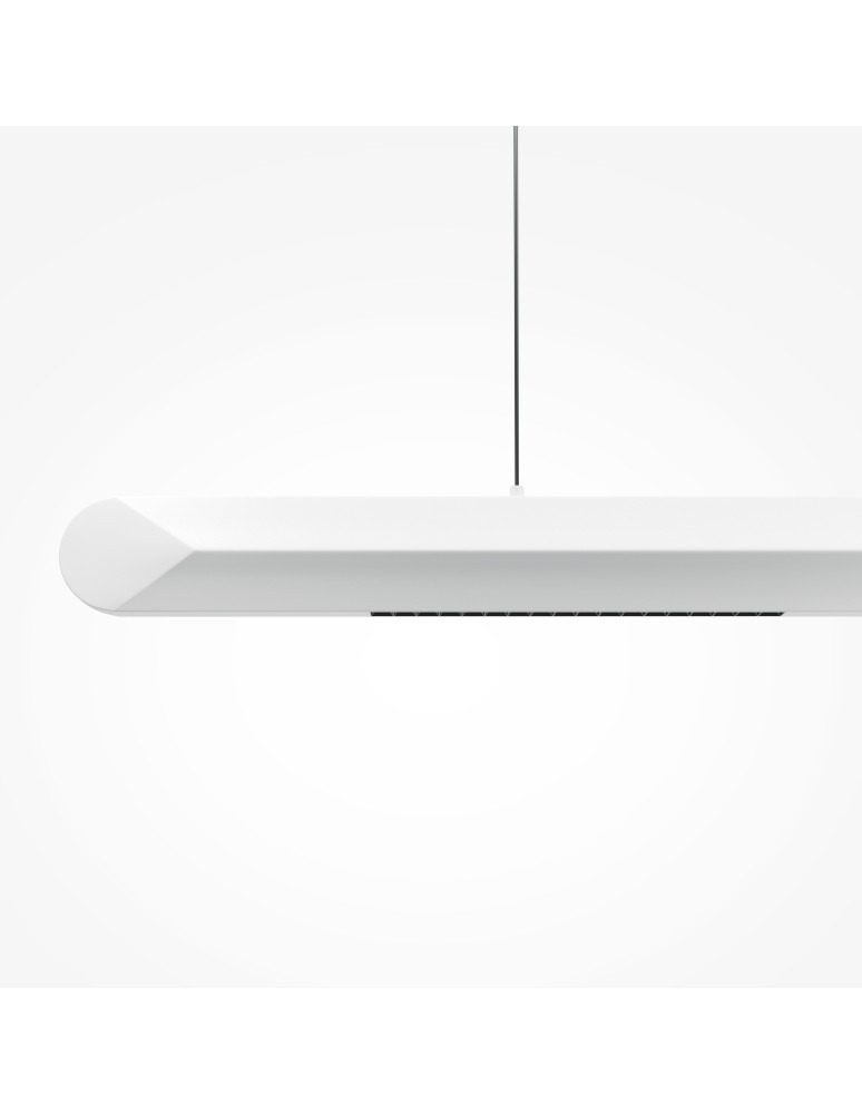Maytoni Motion Lampa Wisząca Pozioma Nowoczesna nad Biurko/Wyspę LED 40W 2500lm 3000K Biały MOD276PL-L40W3K Maytoni Motion Lampa Wisząca Pozioma Nowoczesna nad Biurko/Wyspę LED 40W 2500lm 3000K Biały MOD276PL-L40W3K