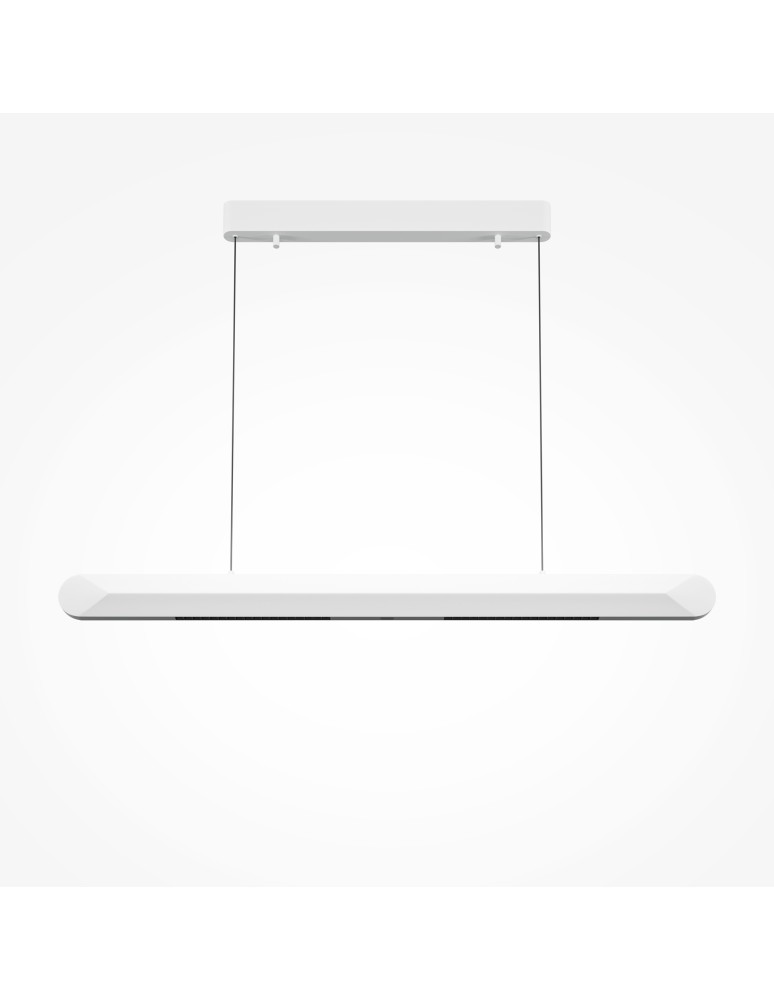 Maytoni Motion Lampa Wisząca Pozioma Nowoczesna nad Biurko/Wyspę LED 40W 2500lm 3000K Biały MOD276PL-L40W3K Maytoni Motion Lampa Wisząca Pozioma Nowoczesna nad Biurko/Wyspę LED 40W 2500lm 3000K Biały MOD276PL-L40W3K