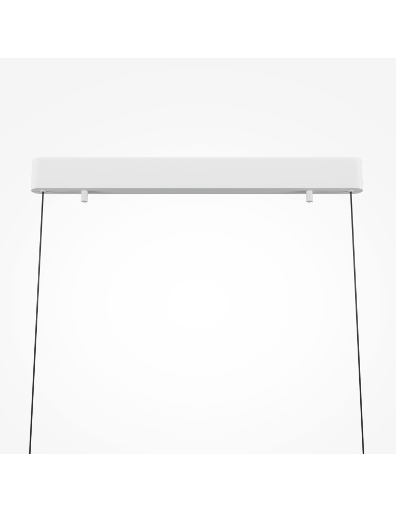 Maytoni Motion Lampa Wisząca Pozioma Nowoczesna nad Biurko/Wyspę LED 40W 2500lm 3000K Biały MOD276PL-L40W3K Maytoni Motion Lampa Wisząca Pozioma Nowoczesna nad Biurko/Wyspę LED 40W 2500lm 3000K Biały MOD276PL-L40W3K