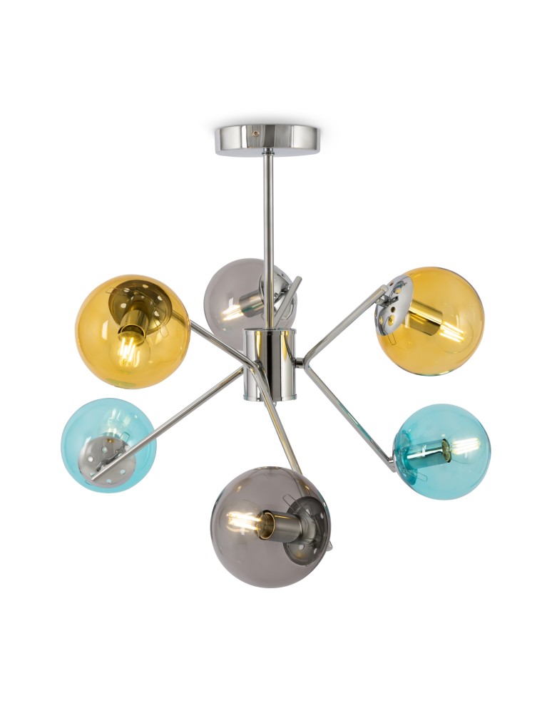 Maytoni Nancy Żyrandol Nowoczesny 6xE14 40W Chrom MOD139PL-06CH