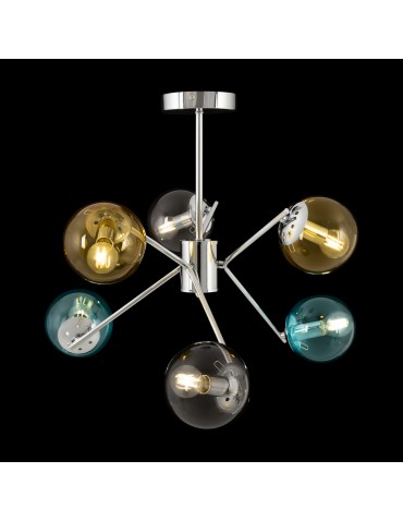 Maytoni Nancy Żyrandol Nowoczesny 6xE14 40W Chrom MOD139PL-06CH - produkt 2