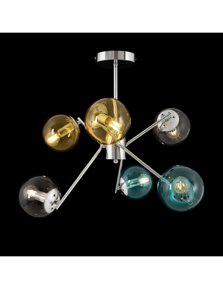Maytoni Nancy Żyrandol Nowoczesny 6xE14 40W Chrom MOD139PL-06CH