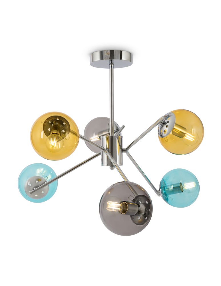 Maytoni Nancy Żyrandol Nowoczesny 6xE14 40W Chrom MOD139PL-06CH