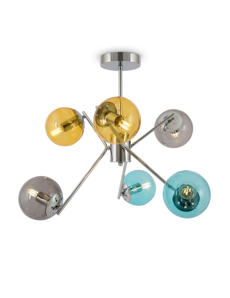 Maytoni Nancy Żyrandol Nowoczesny 6xE14 40W Chrom MOD139PL-06CH