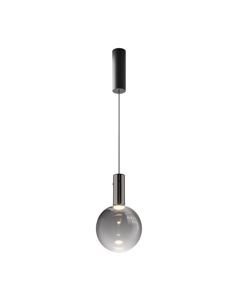 Maytoni Nebula Lampa Wisząca Szklane Kule LED 4W 400lm 3000K Czarny MOD182PL-L4B3K