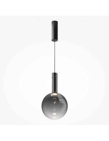 Maytoni Nebula Lampa Wisząca Szklane Kule LED 6W 700lm 3000K Czarny MOD182PL-L6B3K