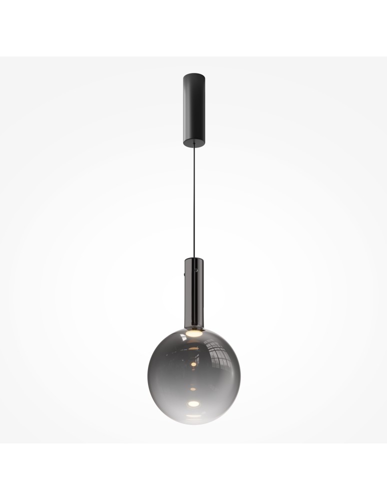 Maytoni Nebula Lampa Wisząca Szklane Kule LED 6W 700lm 3000K Czarny MOD182PL-L6B3K Maytoni Nebula Lampa Wisząca Szklane Kule LED 6W 700lm 3000K Czarny MOD182PL-L6B3K