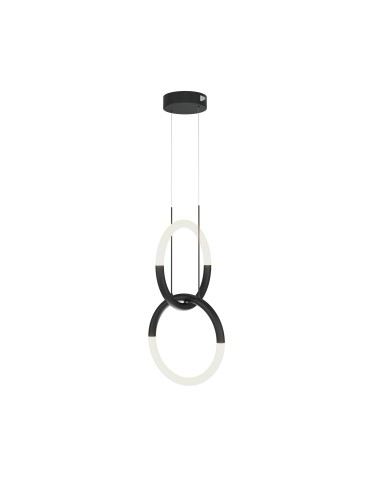 Maytoni Node Lampa Wisząca Nowoczesna LED 18W 1200lm 3000K Czarny MOD165PL-L18B3K