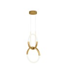 Maytoni Node Lampa Wisząca Nowoczesna LED 18W 1200lm 3000K Złoty MOD165PL-L18G3K Maytoni Node Lampa Wisząca Nowoczesna LED 18W 1200lm 3000K Złoty MOD165PL-L18G3K