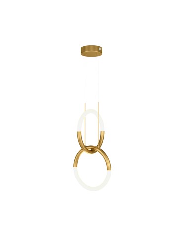 Maytoni Node Lampa Wisząca Nowoczesna LED 18W 1200lm 3000K Złoty MOD165PL-L18G3K