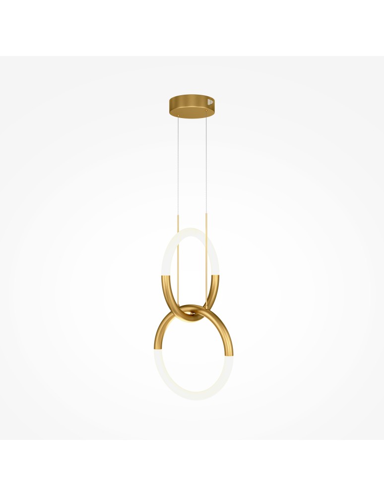 Maytoni Node Lampa Wisząca Nowoczesna LED 18W 1200lm 3000K Złoty MOD165PL-L18G3K Maytoni Node Lampa Wisząca Nowoczesna LED 18W 1200lm 3000K Złoty MOD165PL-L18G3K