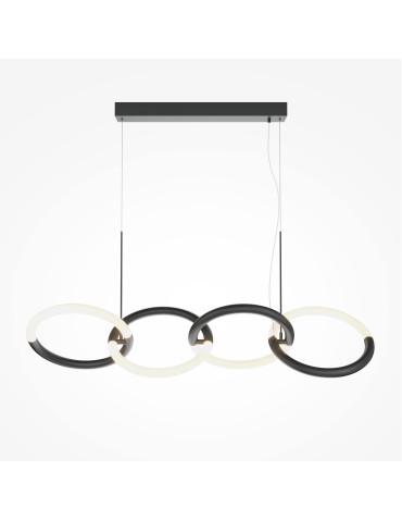 Maytoni Node Lampa Wisząca Nowoczesna LED 40W 2600lm 3000K Czarny MOD165PL-L40B3K