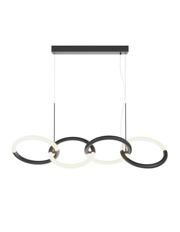 Maytoni Node Lampa Wisząca Nowoczesna LED 40W 2600lm 3000K Czarny MOD165PL-L40B3K - produkt 2