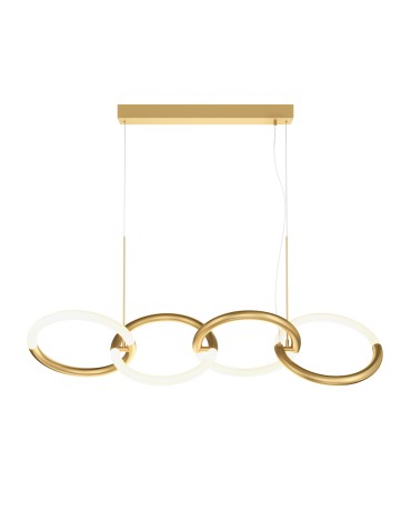 Maytoni Node Lampa Wisząca Nowoczesna LED 40W 2600lm 3000K Złoty MOD165PL-L40G3K