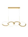 Maytoni Node Lampa Wisząca Nowoczesna LED 40W 2600lm 3000K Złoty MOD165PL-L40G3K