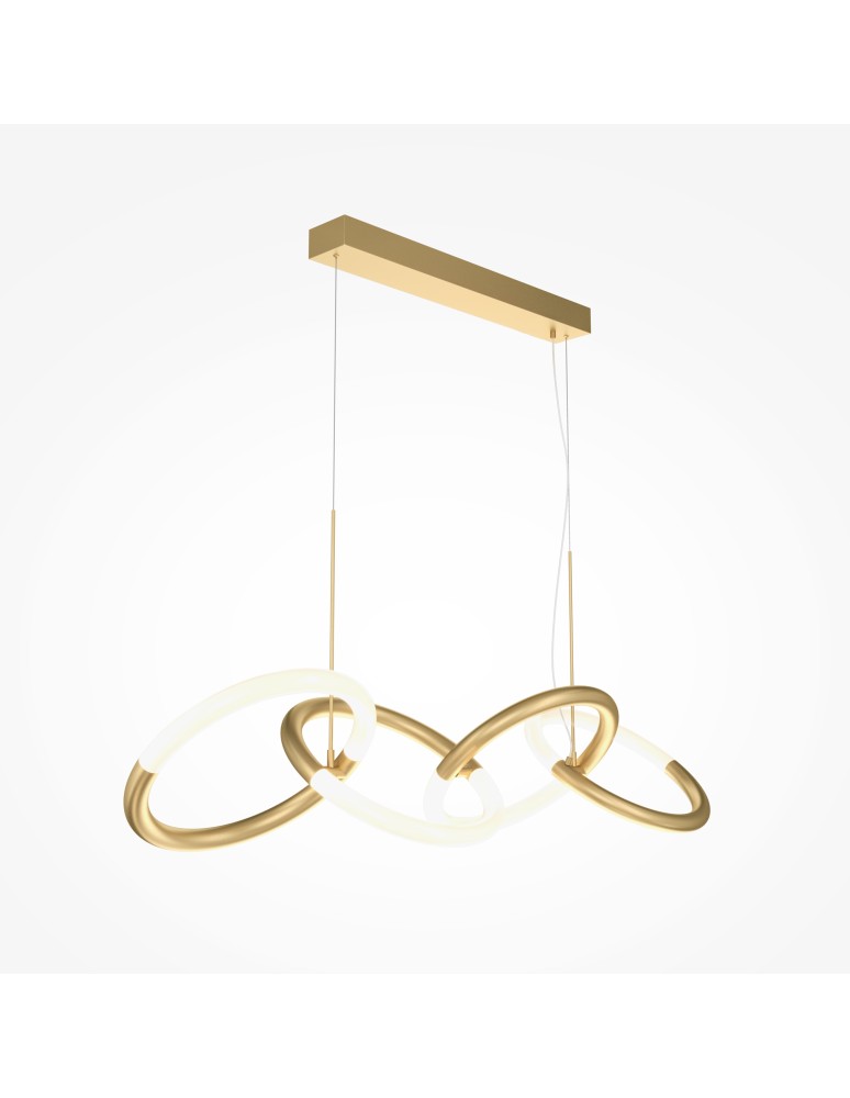 Maytoni Node Lampa Wisząca Nowoczesna LED 40W 2600lm 3000K Złoty MOD165PL-L40G3K