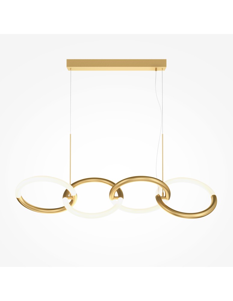Maytoni Node Lampa Wisząca Nowoczesna LED 40W 2600lm 3000K Złoty MOD165PL-L40G3K