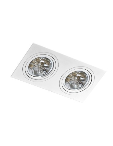 Azzardo SIRO 2 WHITE 2xES111 Wpuszczana Biały AZ0771