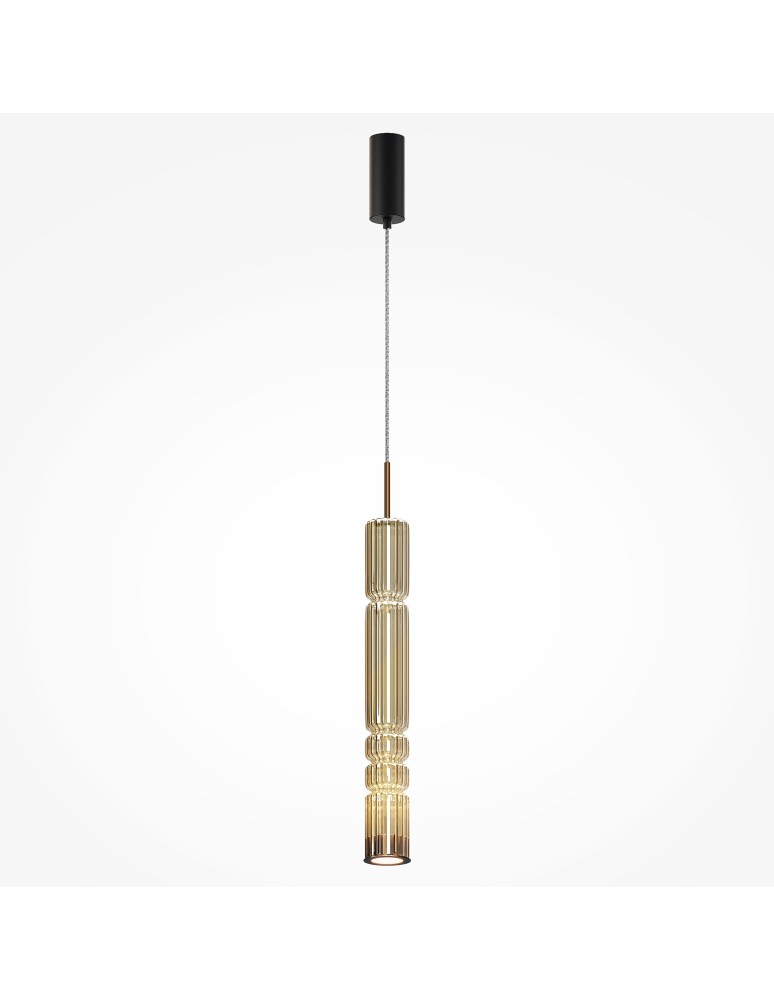 Maytoni Ordo Lampa Wisząca LED 8W 920lm 3000K Czarny MOD272PL-L12BS3K