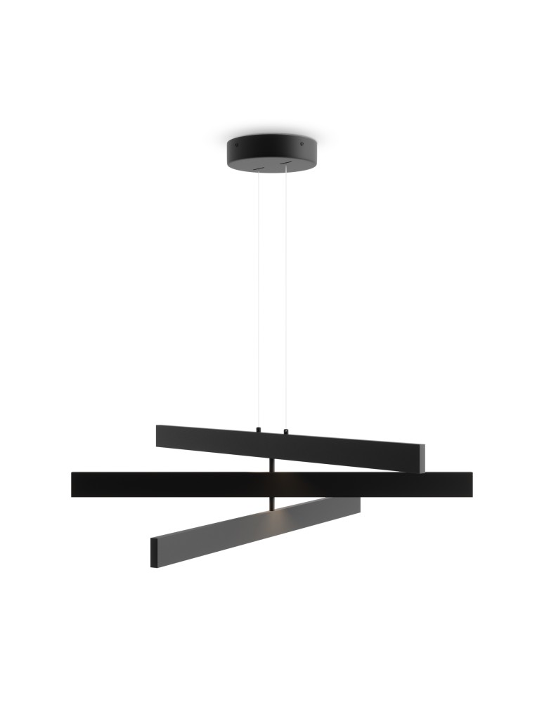 Maytoni Origami Lampa Wisząca LED 46W 2300lm 4000K Czarny MOD163PL-L38B4K1 Maytoni Origami Lampa Wisząca LED 46W 2300lm 4000K Czarny MOD163PL-L38B4K1