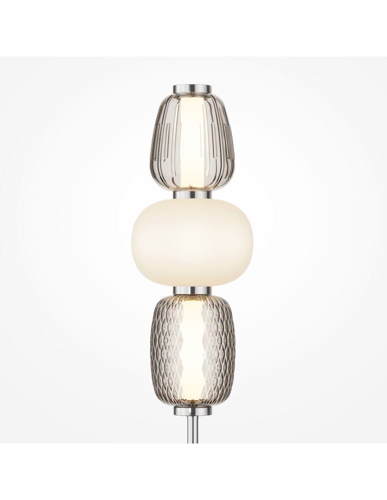 Maytoni Pattern Lampa Stołowa LED 28W 3800lm 3000K Chrom MOD267TL-L28CH3K Maytoni Pattern Lampa Stołowa LED 28W 3800lm 3000K Chrom MOD267TL-L28CH3K