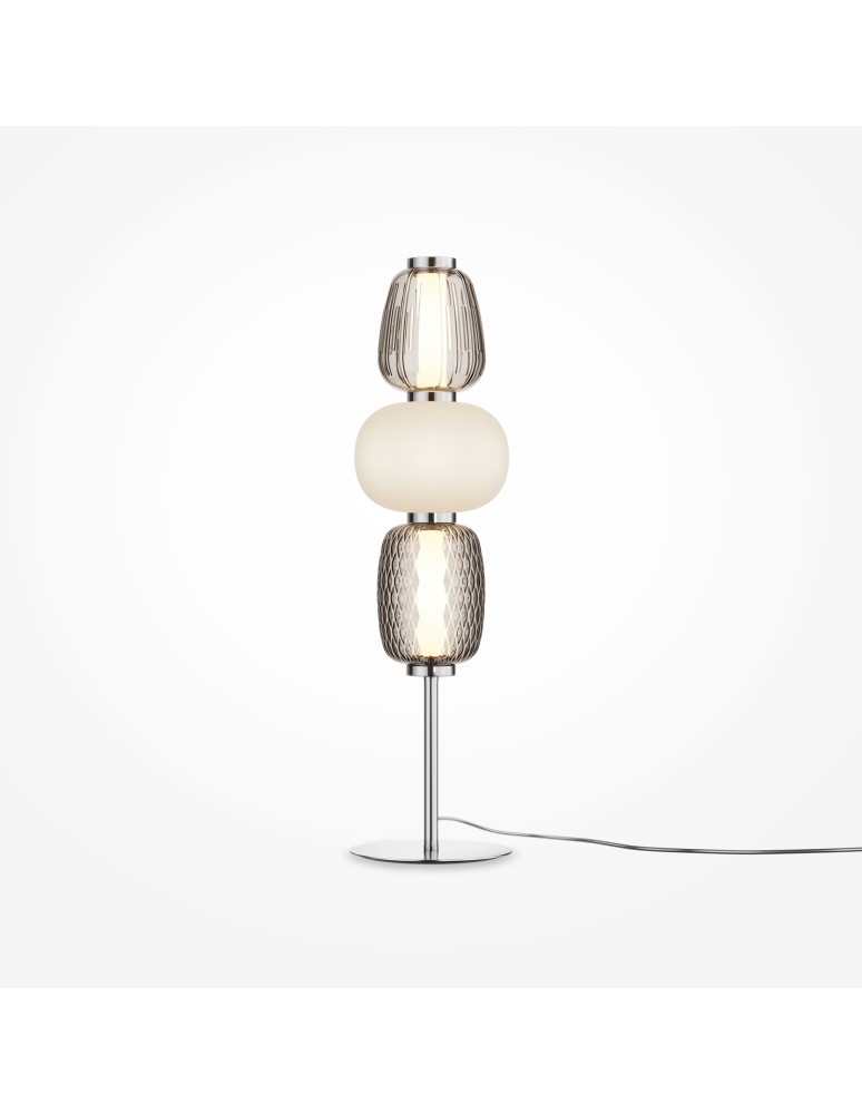 Maytoni Pattern Lampa Stołowa LED 28W 3800lm 3000K Chrom MOD267TL-L28CH3K Maytoni Pattern Lampa Stołowa LED 28W 3800lm 3000K Chrom MOD267TL-L28CH3K