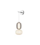 Maytoni Pattern Lampa Ścienna Wisząca LED 18W 2400lm 3000K Chrom MOD267WL-L18CH3K Maytoni Pattern Lampa Ścienna Wisząca LED 18W 2400lm 3000K Chrom MOD267WL-L18CH3K