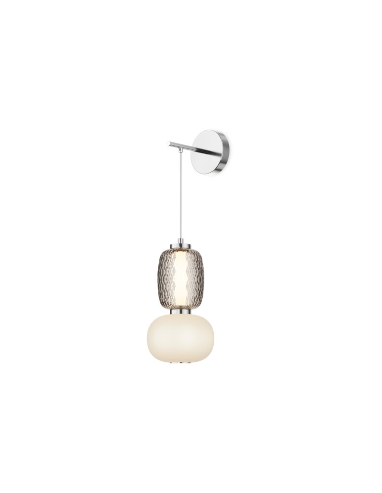 Maytoni Pattern Lampa Ścienna Wisząca LED 18W 2400lm 3000K Chrom MOD267WL-L18CH3K Maytoni Pattern Lampa Ścienna Wisząca LED 18W 2400lm 3000K Chrom MOD267WL-L18CH3K