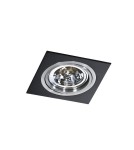 Lampy podtynkowe kierunkowe - Azzardo SIRO 1 BLACK/ALUMINIUM 1xES111 Wpuszczana Czarny/Aluminium AZ0769 - product 1