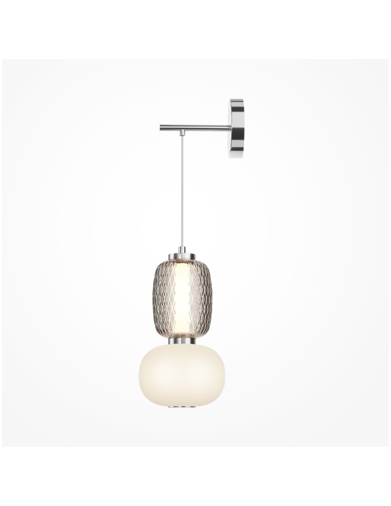 Maytoni Pattern Lampa Ścienna Wisząca LED 18W 2400lm 3000K Chrom MOD267WL-L18CH3K Maytoni Pattern Lampa Ścienna Wisząca LED 18W 2400lm 3000K Chrom MOD267WL-L18CH3K