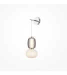 Maytoni Pattern Lampa Ścienna Wisząca LED 18W 2400lm 3000K Chrom MOD267WL-L18CH3K Maytoni Pattern Lampa Ścienna Wisząca LED 18W 2400lm 3000K Chrom MOD267WL-L18CH3K